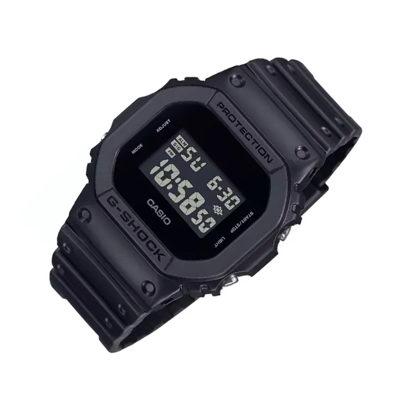 Casio G-Shock 'Solid Colors' Digital Black Dial Men’s Watch- DW-5600UBB-1